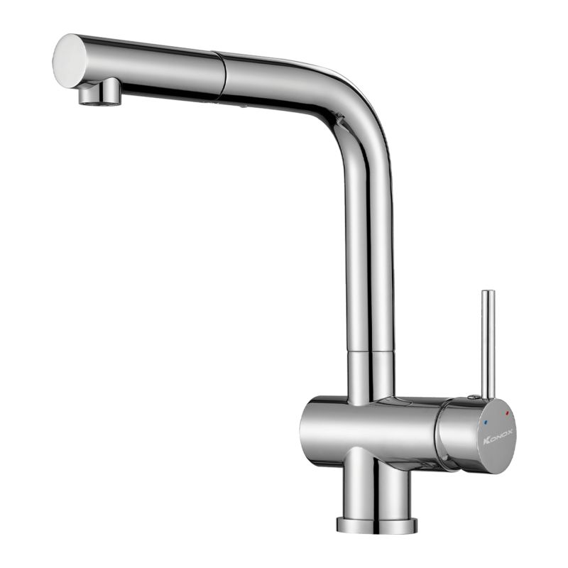 Vòi rửa bát nóng lạnh Konox KN1337 có dây rút Vòi rửa bát nóng lạnh Konox KN1337 có dây rút
