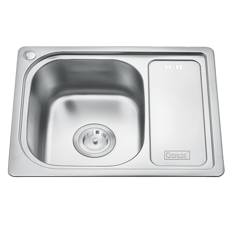 Chậu rửa bát inox 1 hố Gorlde GD-020 Chậu rửa bát inox 1 hố Gorlde GD-020