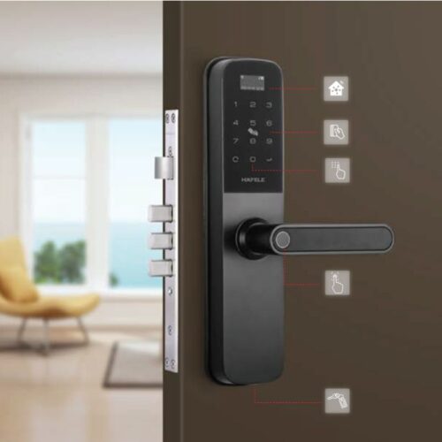 Khóa vân tay Hafele DL6100 912.20.582 3 Ảnh thực tế khóa vân tay Hafele DL6100 912.20.582