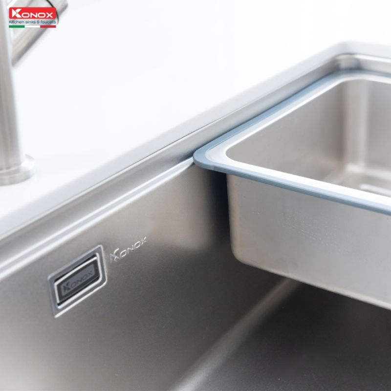 hinh-anh-chau-rua-bat-inox-1-ho-konox-tari-8748sr-2 hinh anh chau rua bat inox 1 ho konox tari 8748sr 2