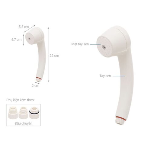 Vòi sen lọc nước Cleansui ES101 4 Kích thước vòi sen lọc nước Cleansui ES101