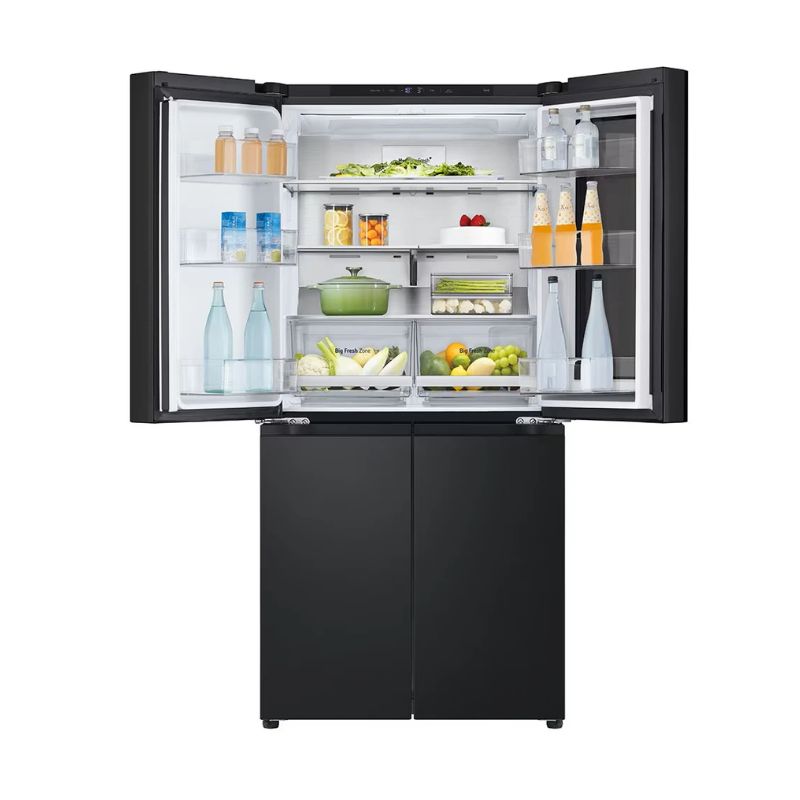 Bên trong tủ lạnh 4 cánh 530 lít LG LFB53BLMI AEPPEVN Bên trong tủ lạnh 4 cánh 530 lít LG LFB53BLMI AEPPEVN
