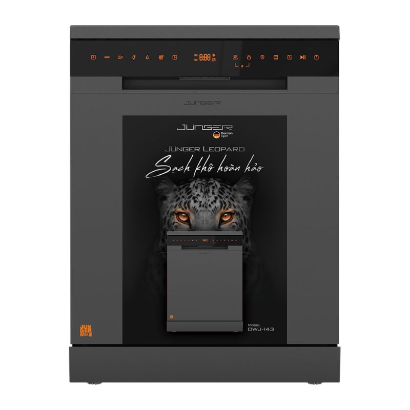 Máy rửa bát độc lập Junger Leopard DWJ-143 Máy rửa bát độc lập Junger Leopard DWJ-143