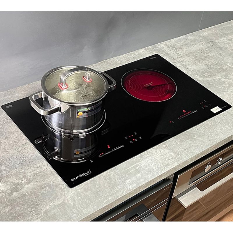 Ảnh bếp từ kết hợp hồng ngoại đôi Eurosun EU-TE509Max Ảnh bếp từ kết hợp hồng ngoại đôi Eurosun EU-TE509Max