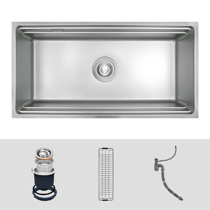 Ảnh chậu rửa bát 1 hố Kluger KWU8161FS-S86 Ảnh chậu rửa bát 1 hố Kluger KWU8161FS-S86