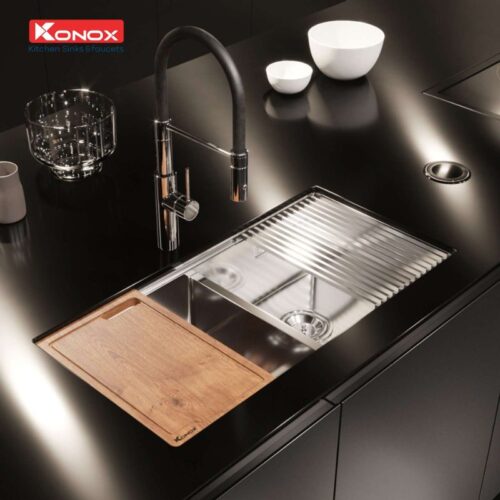 Chậu rửa bát Konox Workstation Sink – Undermount Sink KN8745DUB 3 Ảnh chậu rửa bát Konox Workstation Sink – Undermount Sink KN8745DUB