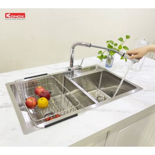 Chậu rửa chén bát Konox Overmount Series KN8248DO 4 Ảnh chậu rửa chén bát Konox Overmount Series KN8248DO