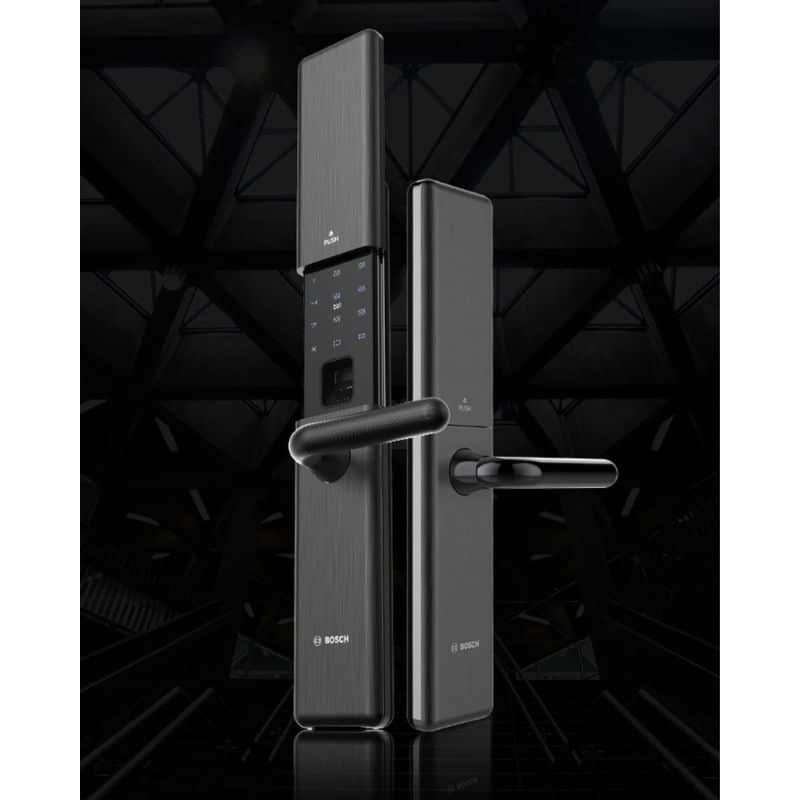 Ảnh khóa cửa vân tay Bosch ID80 EU Gray Ảnh khóa cửa vân tay Bosch ID80 EU Gray