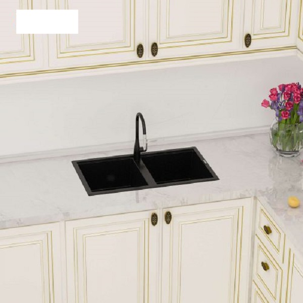 Ảnh thực tế chậu rửa bát Konox Granite Sink Phoenix Smart 860 - Black Ảnh thực tế chậu rửa bát Konox Granite Sink Phoenix Smart 860 - Black