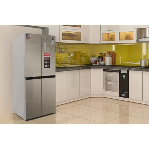 Tủ lạnh 4 cánh 401 lít Sharp SJ-FXP480VG-CH 3 Ảnh tủ lạnh 4 cánh 401 lít Sharp SJ-FXP480VG-CH