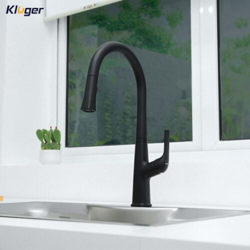 Vòi rửa bát nóng lạnh Kluger KLF0002B có dây rút 3 Ảnh vòi rửa bát nóng lạnh Kluger KLF0002B có dây rút