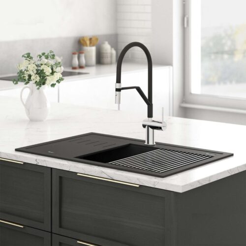 Vòi rửa bát nóng lạnh Konox Rosso 3 Ảnh vòi rửa bát nóng lạnh Konox Rosso