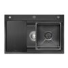 Chậu rửa bát 1 hố Kluger KWF8161FB-S76 Plus 1 Chậu rửa bát 1 hố Kluger KWF8161FB-S76 Plus