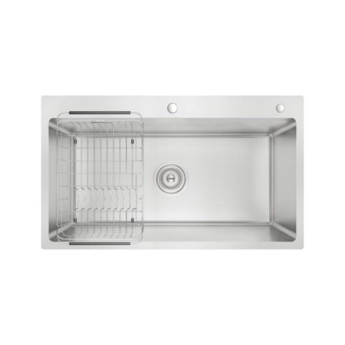 Chậu rửa bát inox 1 hố Konox KN8248SO Dekor 3 Chậu rửa bát inox 1 hố Konox KN8248SO Dekor