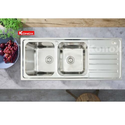 Chậu rửa chén bát Konox Artusi KS11650 1D Bàn phải 4 Hình ảnh chậu rửa chén bát Konox Artusi KS11650 1D Bàn phải