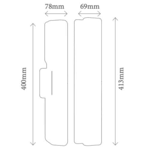 Khóa thông minh Avolock AL-87FRV-G 3 Kích thước khóa thông minh Avolock AL-87FRV-G