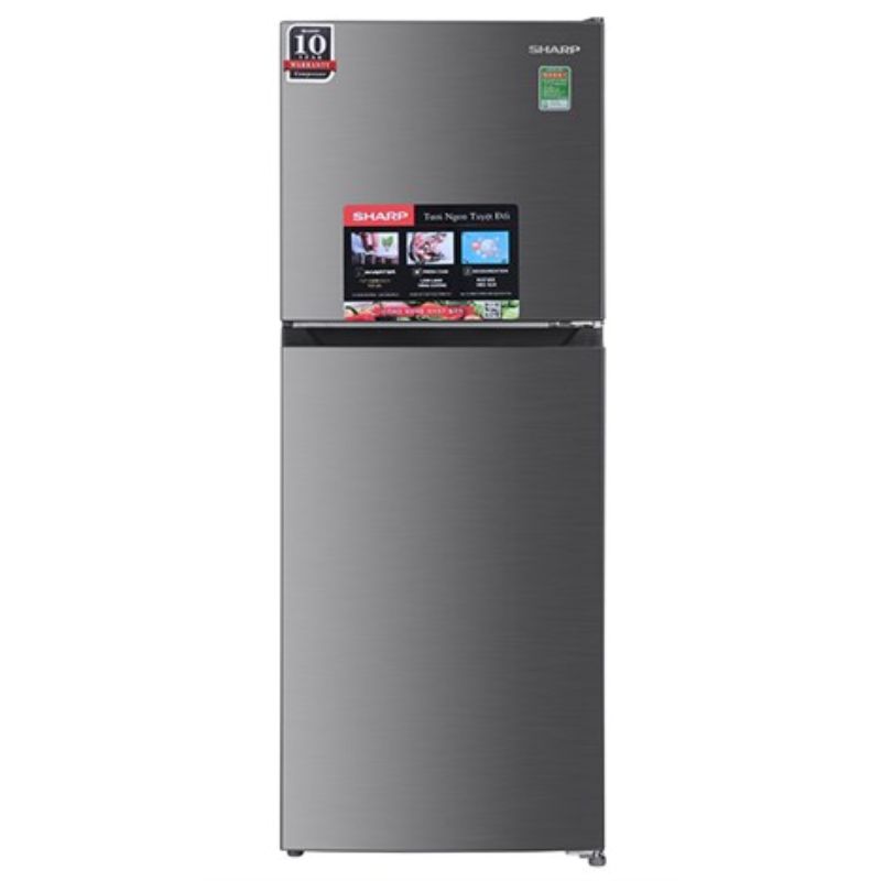 Tủ lạnh 2 cánh ngăn đá trên 197 lít Sharp SJ-X215V-SL Tủ lạnh 2 cánh ngăn đá trên 197 lít Sharp SJ-X215V-SL
