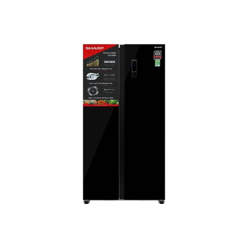 Tủ lạnh 2 cánh side by side 442 lít Sharp SJ-SBX440VG-BK Tủ lạnh 2 cánh side by side 442 lít Sharp SJ-SBX440VG-BK