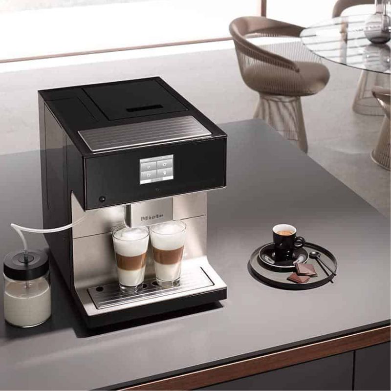 Ảnh thực tế máy pha cafe tự động Miele CM7550-Black Ảnh thực tế máy pha cafe tự động Miele CM7550-Black