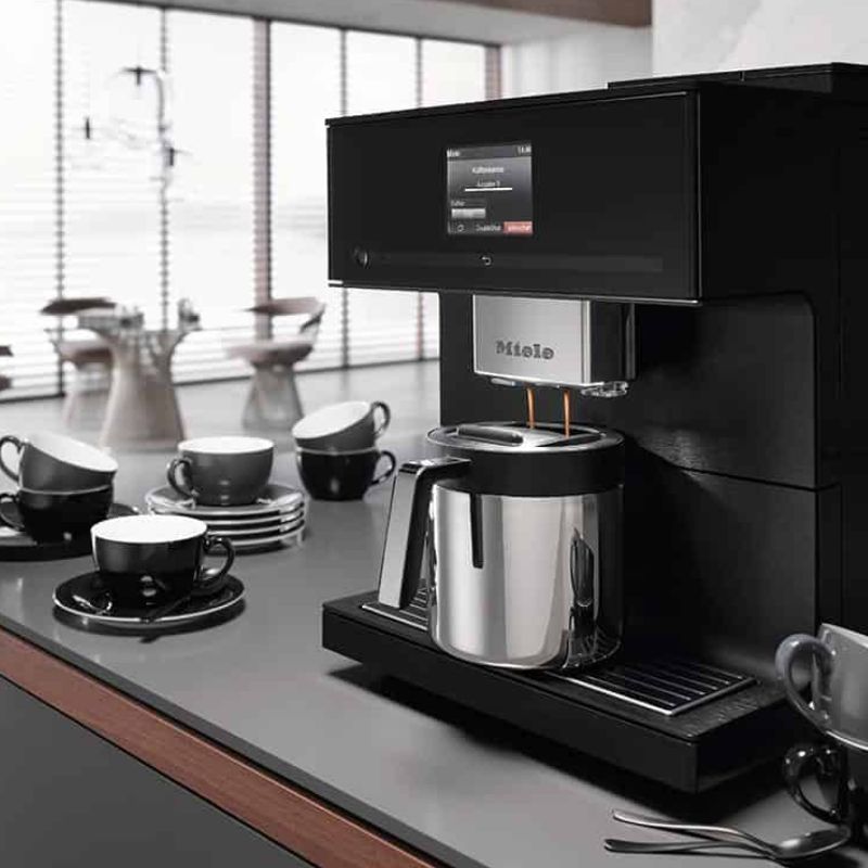 Ảnh thực tế máy pha cafe tự động Miele CM7750 CoffeeSelect Ảnh thực tế máy pha cafe tự động Miele CM7750 CoffeeSelect