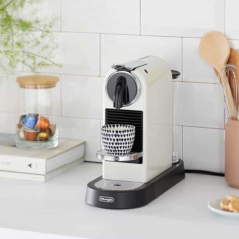 Máy pha cafe viên nén DeLonghi EN167.W Citiz Máy pha cafe viên nén DeLonghi EN167.W Citiz