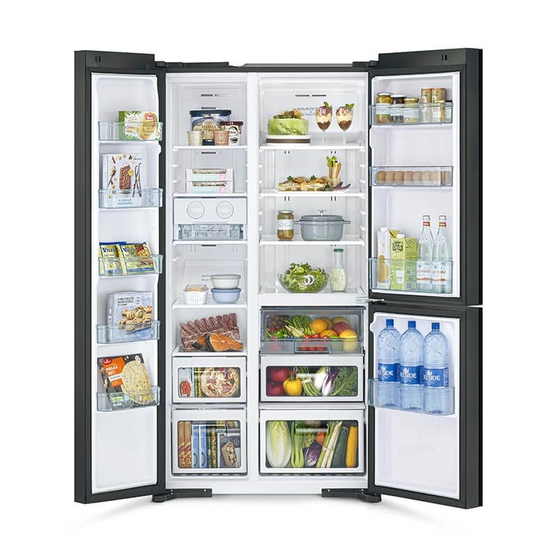 Ảnh tủ lạnh 3 cánh side by side 590 lít Hitachi M800PGV0 GBK Ảnh tủ lạnh 3 cánh side by side 590 lít Hitachi M800PGV0 GBK