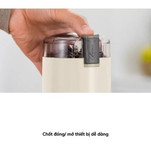 Máy xay cafe cầm tay Bosch TSM6A017C - Màu Kem 3 Khóa bấm máy xay cafe cầm tay Bosch TSM6A017C - Màu Kem