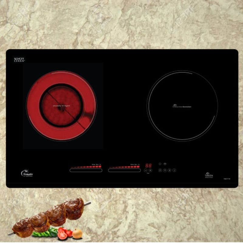 Ảnh bếp từ kết hợp hồng ngoại Tomate TOM 77IH Ảnh bếp từ kết hợp hồng ngoại Tomate TOM 77IH