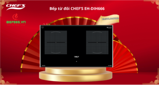 Bếp từ đôi Chefs EH-DIH666 Bếp từ đôi Chefs EH-DIH666