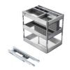 Giá đựng chai lọ, gia vị, dao thớt GrandX XK.B25S 2 Giá đựng chai lọ, gia vị, dao thớt GrandX XK.B25S