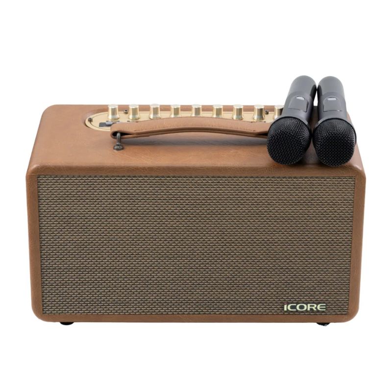 Ảnh Loa Karaoke Xách Tay Kèm 02 Micro Icore P8 Ảnh Loa Karaoke Xách Tay Kèm 02 Micro Icore P8