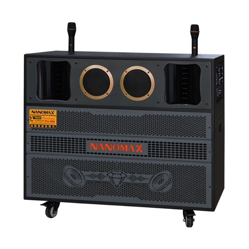 Ảnh Loa Kéo Tủ Bình Nanomax Pro-999 3200W Ảnh Loa Kéo Tủ Bình Nanomax Pro-999 3200W