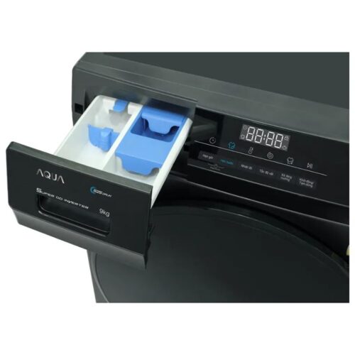 Máy Giặt Aqua Inverter 9 Kg AQD-D903G.BK cửa trước 3 Ảnh máy Giặt Aqua Inverter 9 Kg AQD-D903G.BK cửa trước
