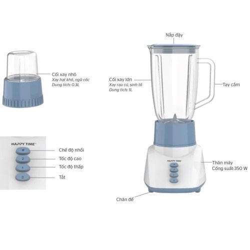 Máy xay sinh tố Sunhouse Happy time HTD5113G 3 Ảnh máy xay sinh tố Sunhouse Happy time HTD5113G