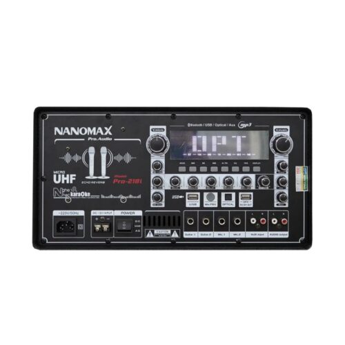 Loa Kéo Tủ Bình Nanomax PRO-218i 3050W 4 Bảng điều khiển Loa Kéo Tủ Bình Nanomax PRO-218i 3050W