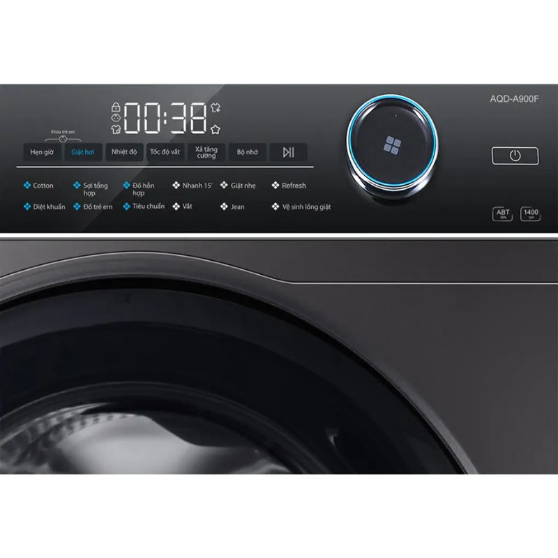 Bảng điều khiển máy Giặt Aqua 9 Kg AQD-A900F.S cửa trước Bảng điều khiển máy Giặt Aqua 9 Kg AQD-A900F.S cửa trước