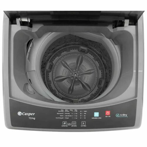 Máy Giặt Casper 7.5 Kg WT-75NG1 cửa trên 3 Bảng điều khiển máy Giặt Casper 7.5 Kg WT-75NG1 cửa trên