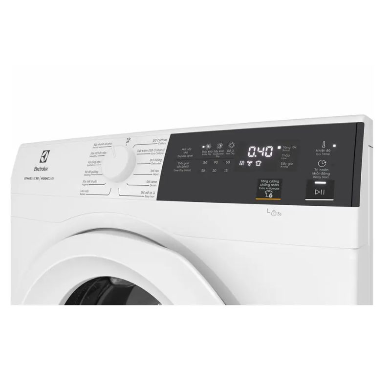 Bảng điều khiển máy Sấy Thông Hơi Electrolux 8 Kg EDV804H3WC Bảng điều khiển máy Sấy Thông Hơi Electrolux 8 Kg EDV804H3WC