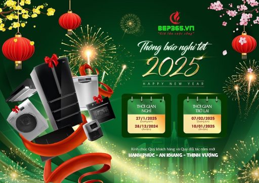 Thế Giới Bếp Nhập Khẩu - Thông báo Lịch nghỉ Tết Nguyên Đán 2025