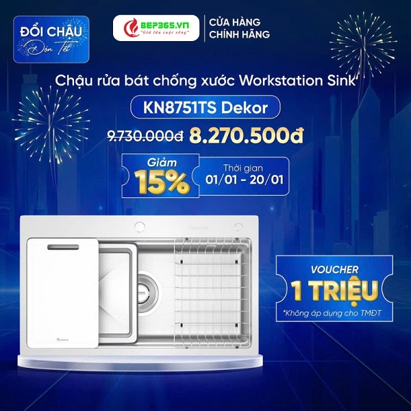 Thế Giới Bếp Nhập Khẩu – Ưu đãi trao tay, Tết thêm đong đầy cùng Konox 1 bep 365 uu dai trao tay tet them dong day cung konox 1