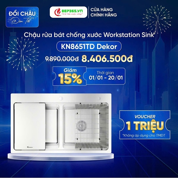 Thế Giới Bếp Nhập Khẩu – Ưu đãi trao tay, Tết thêm đong đầy cùng Konox 2 bep 365 uu dai trao tay tet them dong day cung konox 2