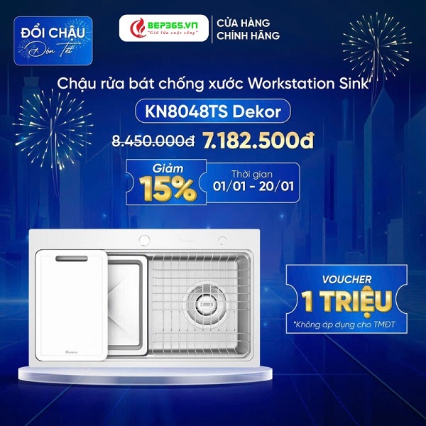 Thế Giới Bếp Nhập Khẩu – Ưu đãi trao tay, Tết thêm đong đầy cùng Konox 4 bep 365 uu dai trao tay tet them dong day cung konox 4