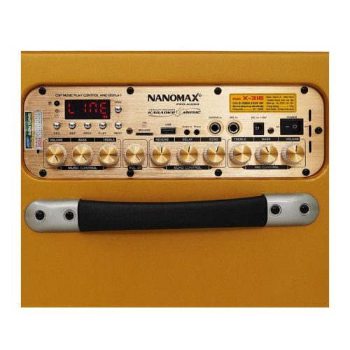Loa Karaoke Xách Tay Nanomax X-316 3 Hình ảnh Loa Karaoke Xách Tay Nanomax X-316