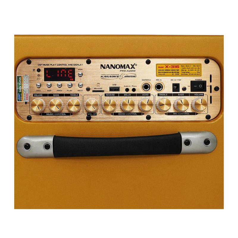 Hình ảnh Loa Karaoke Xách Tay Nanomax X-316 Hình ảnh Loa Karaoke Xách Tay Nanomax X-316