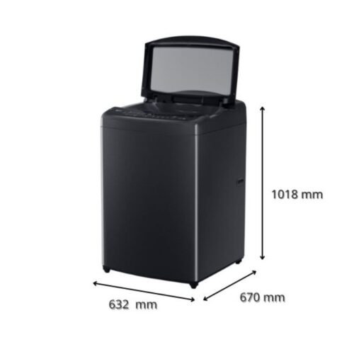 Máy Giặt LG Inverter 15 Kg TV2515DV5J cửa trên 4 Kích thước máy Giặt LG Inverter 15 Kg TV2515DV5J cửa trên
