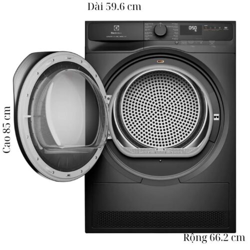 Máy Sấy Bơm Nhiệt Electrolux 8 Kg EDH803J5SC 4 Kích thước máy Sấy Bơm Nhiệt Electrolux 8 Kg EDH803J5SC
