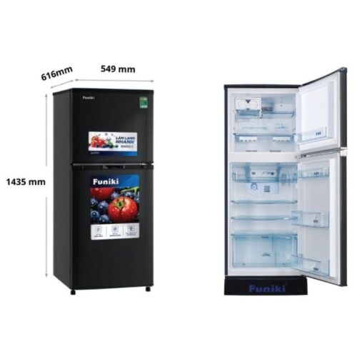 Tủ Lạnh 2 cánh 209 Lít Funiki HR T6209TDG 4 Kích thước tủ Lạnh 2 cánh 209 Lít Funiki HR T6209TDG