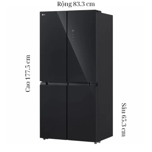 Tủ Lạnh 4 cánh Multi Door Inverter 474 Lít LG LFB47BLG 4 Kích thước tủ Lạnh 4 cánh Multi Door Inverter 474 Lít LG LFB47BLG
