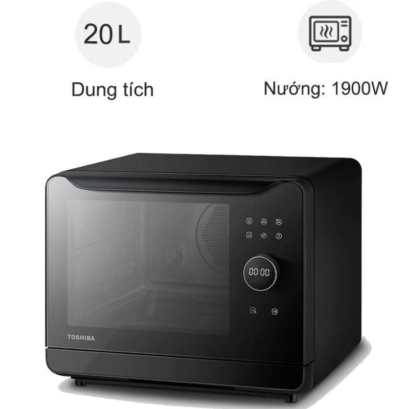 Lò chiên hấp Toshiba MS3-STQ20SE(BK) 20 Lít Lò chiên hấp Toshiba MS3-STQ20SE(BK) 20 Lít