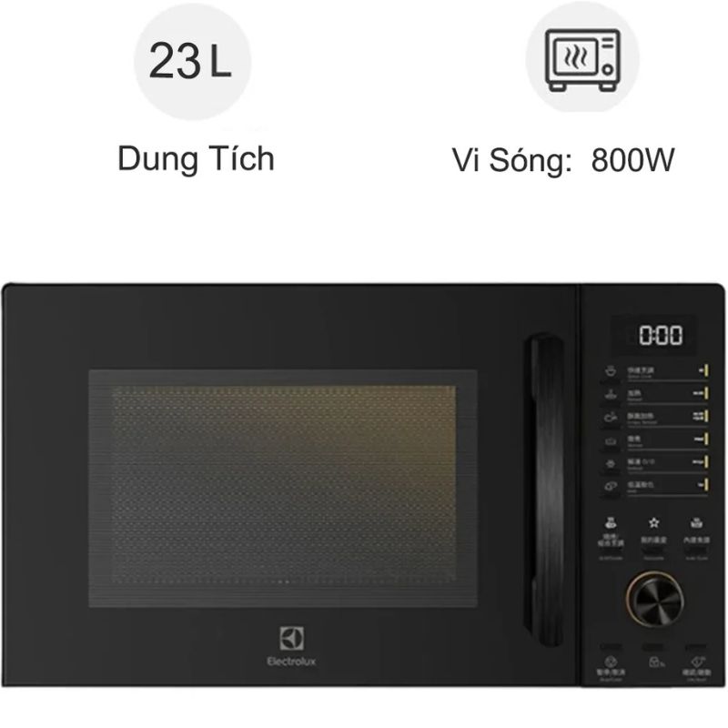 Lò vi sóng Electrolux EMM23D22B 23L Lò vi sóng Electrolux EMM23D22B 23L